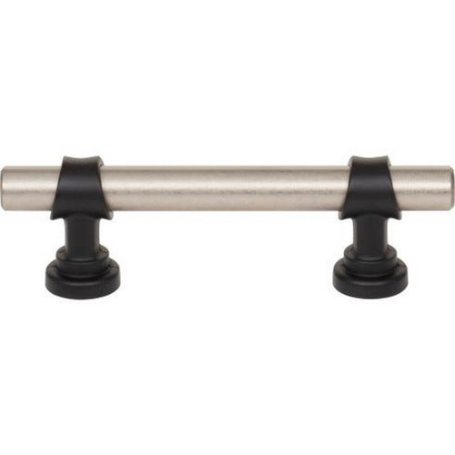 Top Knobs - Dakota Collection - Bit Pull 3 Inch (c-c) - Pewter Antique and Flat Black - M2703