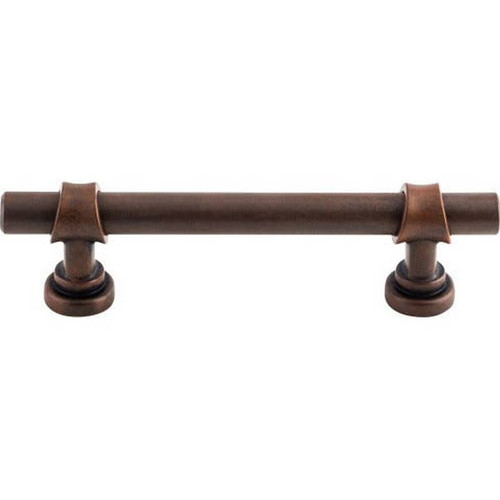 Top Knobs - Dakota Collection - Bit Pull 3 3/4 Inch (c-c) - Flat Black and Pewter Antique - M2706