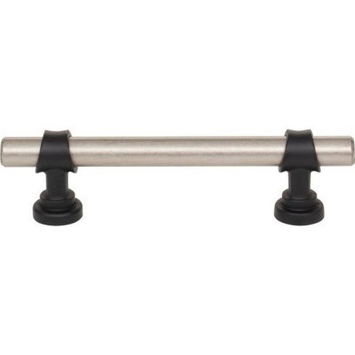 Top Knobs - Dakota Collection - Bit Pull 3 3/4 Inch (c-c) - Pewter Antique and Flat Black - M2707