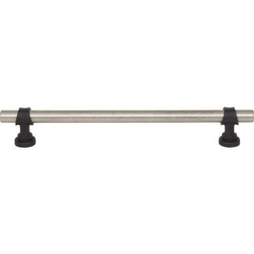 Top Knobs - Dakota Collection - Bit Pull 7 9/16 Inch (c-c) - Pewter Antique and Flat Black - M2743