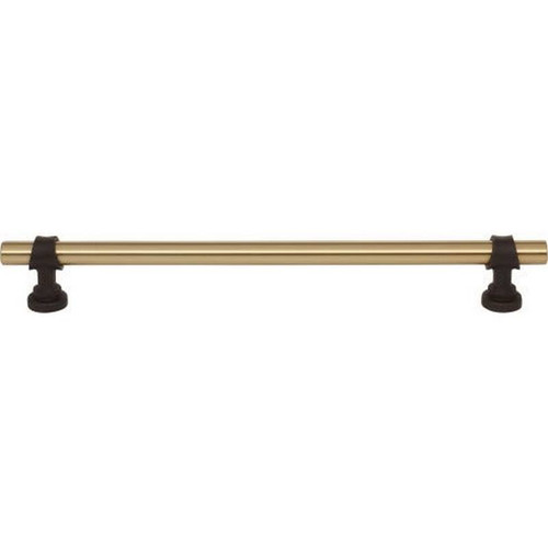 Top Knobs - Dakota Collection - Bit Pull 8 13/16 Inch (c-c) - Honey Bronze and Flat Black - M2753