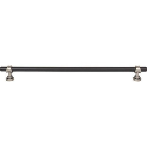 Top Knobs - Dakota Collection - Bit Pull 12 Inch (c-c) - Flat Black and Pewter Antique - M2766