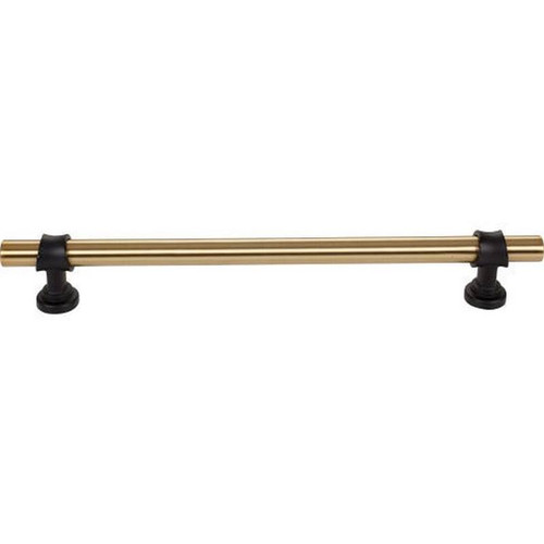 Top Knobs - Dakota Collection - Bit Appliance Pull 18 Inch (c-c) - Honey Bronze and Flat Black - M2789