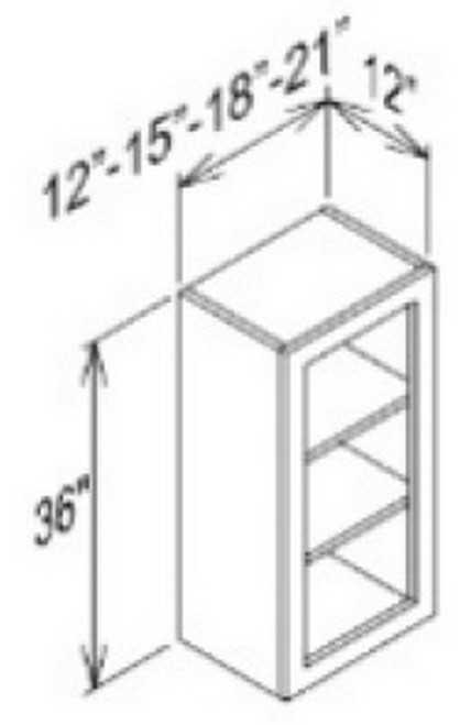 Innovation Cabinetry Maduro Kitchen Cabinet - WMD1536-CR