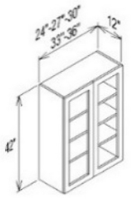 Innovation Cabinetry Maduro Kitchen Cabinet - WMD3042-CR