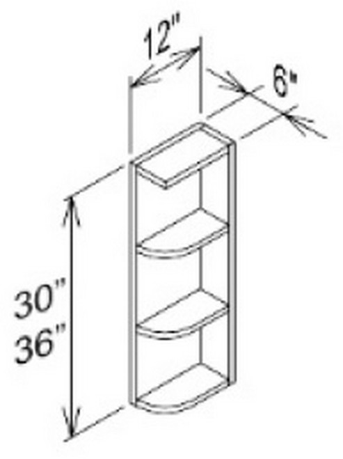 Innovation Cabinetry Maduro Kitchen Cabinet - WOES0630-CR