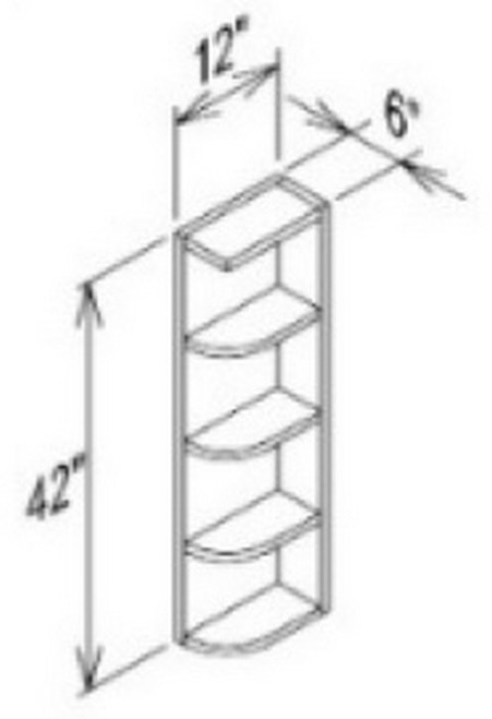 Innovation Cabinetry Maduro Kitchen Cabinet - WOES0642-CR