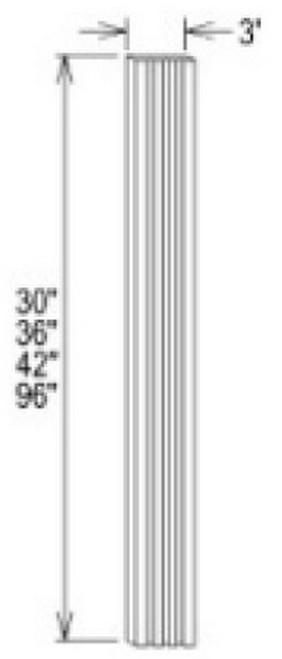 Innovation Cabinetry Shaker White Kitchen Cabinet - RWFC342-CS
