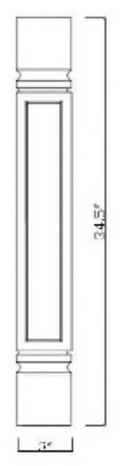 Innovation Cabinetry Shaker White Kitchen Cabinet - SQSPL3-CS