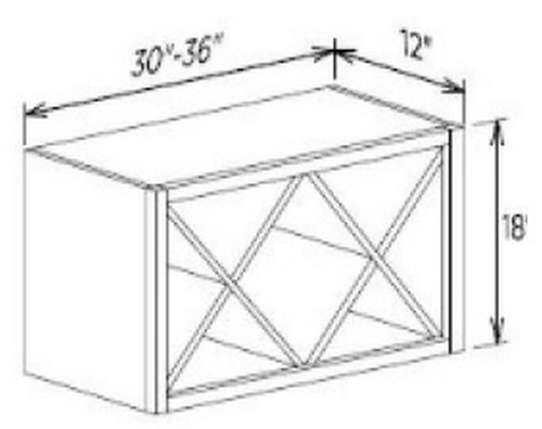 Innovation Cabinetry Pearl White Kitchen Cabinet - WSC3018-CP