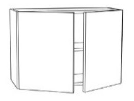 Innovation Cabinetry Storm Gray Kitchen Cabinet - W2424-CG