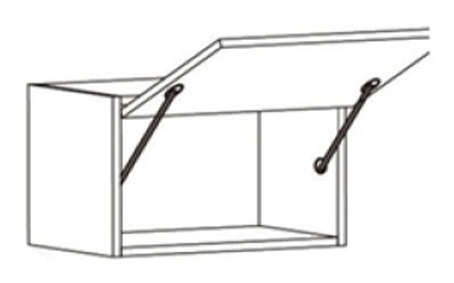 Eurocraft Cabinetry Trends Series White Oak Kitchen Cabinet - W3315FP - VTW