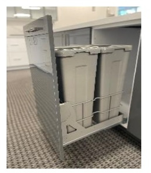 Eurocraft Cabinetry Trends Series Matte White Kitchen Cabinet - WBS18 - VMW