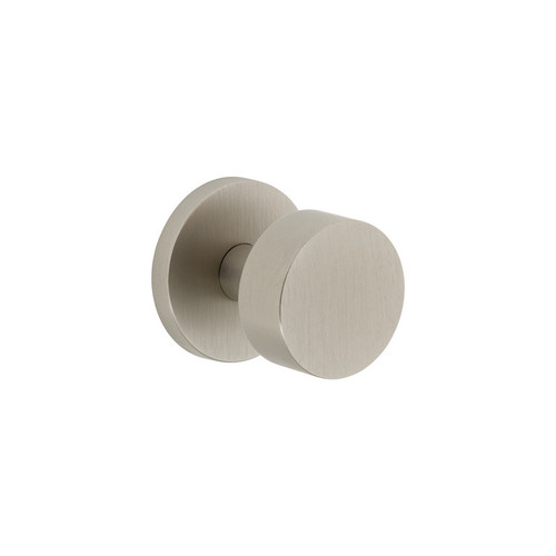 Viaggio Circolo Rosette Passage with Circolo Brass Knob in Satin Nickel - 620257-CLOCLO-10-SN - 2 3/4" Backset