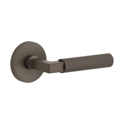 Viaggio Circolo Rosette Passage with Contempo Smooth Lever in Titanium Gray - 621551-CLOCON-STH-10-TG - 2 3/8" Backset
