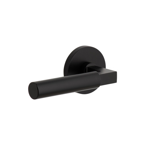 Viaggio Circolo Rosette Single Dummy with Contempo Smooth Lever in Satin Black - 626117-CLOCON-STH-20-BK -  Backset