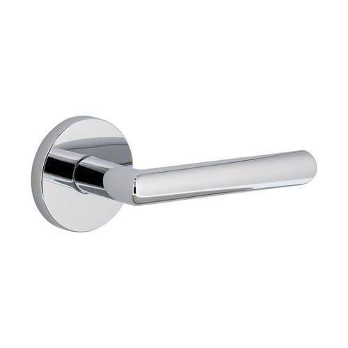 Viaggio Circolo Rosette Privacy with Moderno Lever in Bright Chrome - 622982-CLOMOD-40-BC - 2 3/8" Backset