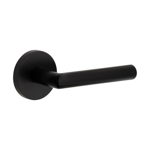 Viaggio Circolo Rosette Single Dummy with Moderno Lever in Satin Black - 625290-CLOMOD-20-BK -  Backset