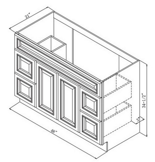 Sunny Wood Products - Riley - RL4821D-AD