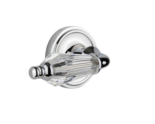 Nostalgic Warehouse - Classic Rosette Single Dummy Parlor Lever in Bright Chrome - CLAPRL - 714166