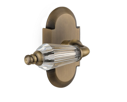 Nostalgic Warehouse - Cottage Plate Single Dummy Parlor Lever in Antique Brass - COTPRL - 714171