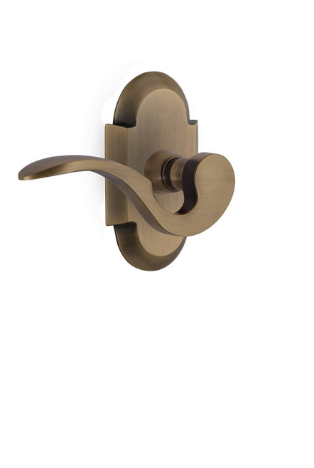 Nostalgic Warehouse - Cottage Plate Single Dummy Manor Lever in Antique Brass - COTMAN - 762452