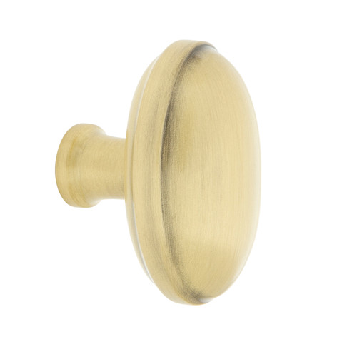 Nostalgic Warehouse - Homestead Brass 1 3/4" Cabinet Knob in Satin Brass - CKB-HOM - 756169