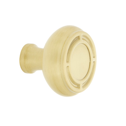 Nostalgic Warehouse - Mission Brass 1 3/8" Cabinet Knob in Satin Brass - CKB-MIS - 756171