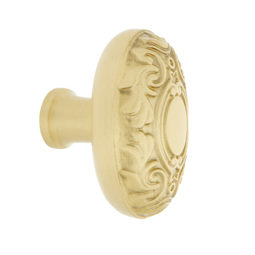 Nostalgic Warehouse - Victorian Brass 1 3/4" Cabinet Knob in Satin Brass - CKB-VIC - 756173