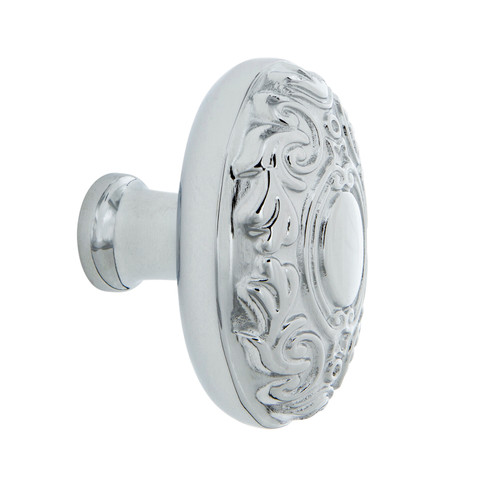 Nostalgic Warehouse - Victorian Brass 1 3/4" Cabinet Knob in Bright Chrome - CKB-VIC - 756106