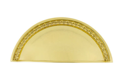 Nostalgic Warehouse - Cup Pull Meadows in Polished Brass - CPLMEA - 761712