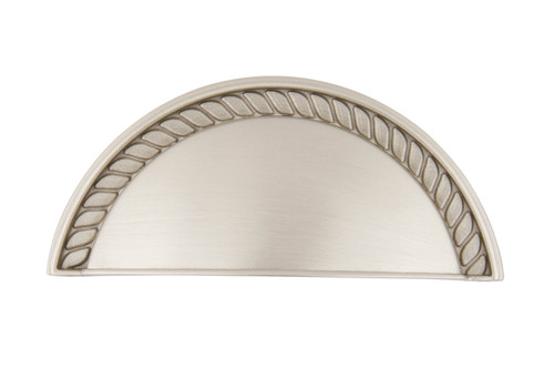 Nostalgic Warehouse - Cup Pull Rope in Satin Nickel - CPLROP - 761724