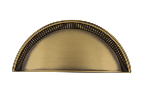 Nostalgic Warehouse - Cup Pull Soleil in Antique Brass - CPLSOL - 761734