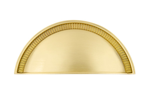 Nostalgic Warehouse - Cup Pull Soleil in Satin Brass - CPLSOL - 761736
