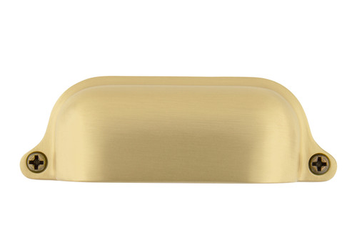 Nostalgic Warehouse - Cup Pull Farm Large in Satin Brass - CPLFRM-L - 761754