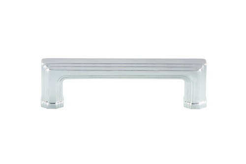 Nostalgic Warehouse - Carre' Handle Pull 3" On Center in Bright Chrome - HPLCAR-3 - 761766