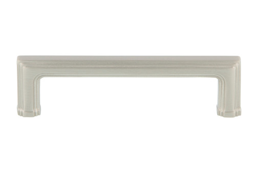 Nostalgic Warehouse - Carre' Handle Pull 4" On Center in Satin Nickel - HPLCAR-4 - 761769