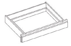 KCD Brooklyn Midnight Vanity Drawer - BM-KD24