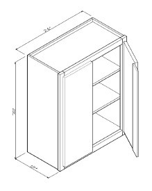 GHI Cabinetry Stone Harbor Gray - GW3636SHG