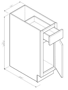GHI Cabinetry Nantucket Linen - GB21NTL