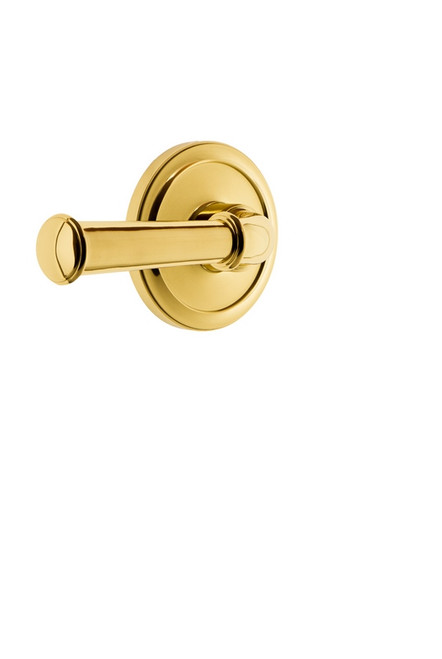 Grandeur Hardware - Circulaire Rosette Dummy with Georgetown Lever in Lifetime Brass - CIRGEO - 820095