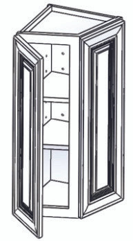 Jarlin Cabinetry - Wall End Cabinet - WEC1236 - Avalon