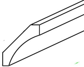 Jarlin Cabinetry - Shaker Cove Crown Molding - CM8-C - Avalon