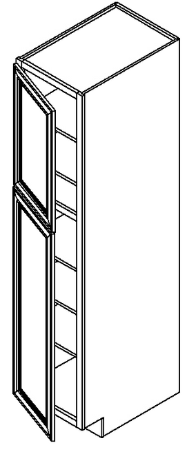 Jarlin Cabinetry - Tall Pantry Cabinet - WP1896 - Soda Double Shaker