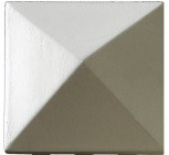 Jarlin Cabinetry - Shaker Pyramid Block - PB3 - Soda Double Shaker