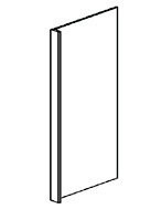 Jarlin Cabinetry - Refrigerator Panel - RRP96 - Soda Double Shaker