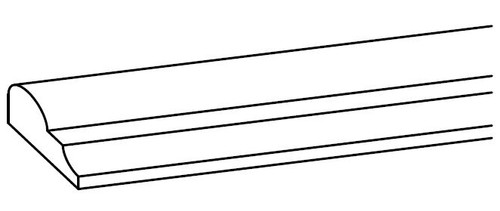 Jarlin Cabinetry - Dentil Moldings Insert - DMI8 - Smokey Gray