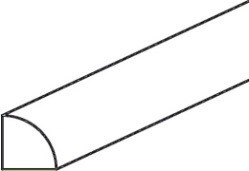 Jarlin Cabinetry - Quarter Round Molding - QRM8 - Newport