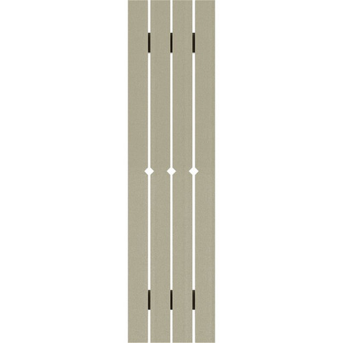 Ekena Millwork Urethane Shutter - Primed Urethane - FBS06D23X045RUF