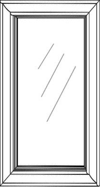 Jarlin Cabinetry - Textured Glass Door - WM3330 - Newport